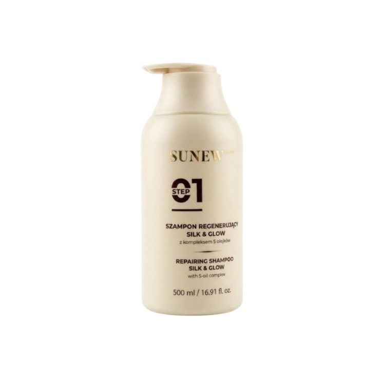 Shampoing régénérant Sunew Med+ Silk& Glow 500 ml