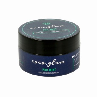 Coco Glam Pro Mint Teeth Whitening Powder with Activated Charcoal 30g