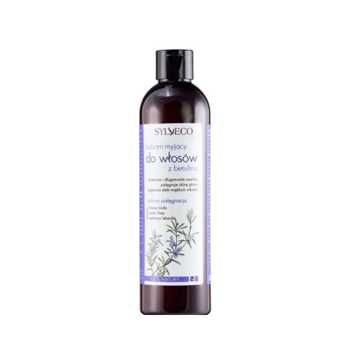 Baume lavant pour cheveux Sylveco à la bétuline 300 ml