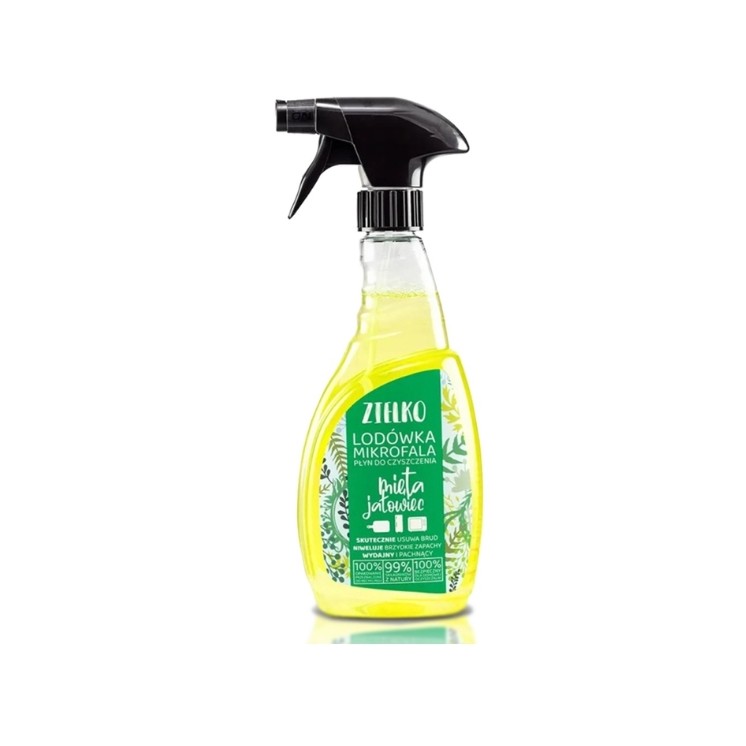 Nettoyant naturel Zielko pour réfrigérateur et micro-ondes, menthe, 500 ml