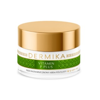 Dermika Vitamin P Plus Semi-Rich Anti-Wrinkle Cream for Capillary Skin 50 ml