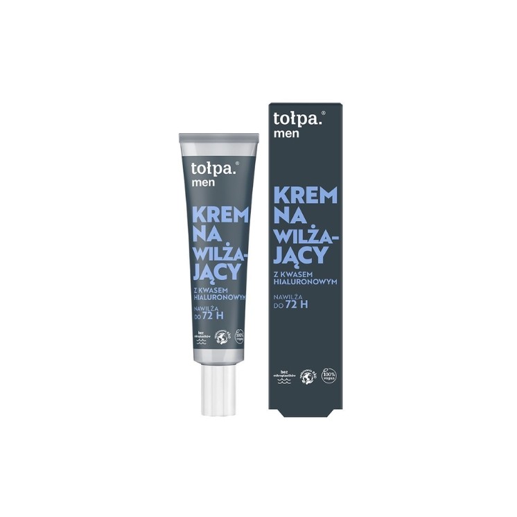 Crème hydratante visage Tołpa Men à l'acide hyaluronique 40 ml