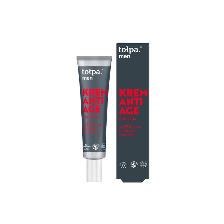 Crème visage Tołpa Men Anti-Age à la caféine 40 ml