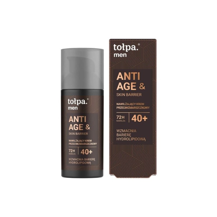 Tołpa Men Anti Age & Skin Barrier CUTANÉE Hydratante Anti-Rides 40+ 50 ml
