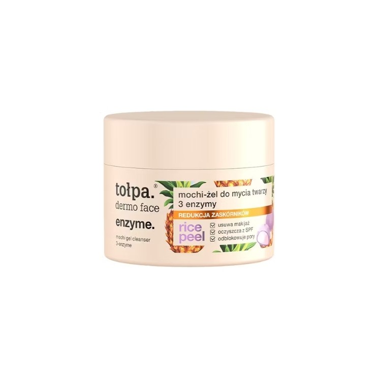 Tołpa Dermo Face Enzyme. Gel nettoyant visage mochi 3 enzymes 110 g