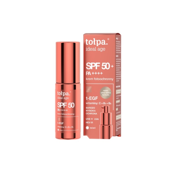 Crème visage photoprotectrice Tołpa Ideal Age SPF50 + 30 ml