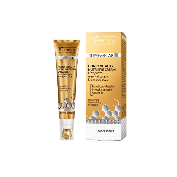 Cream contour des yeux nourrissante Bielenda Professional Supremelab Honey Vitality Nutri 15 ml