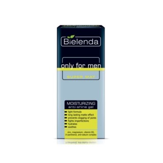 Bielenda Only For Men Super Mat Moisturizing Anti-Shine Face Gel 50 ml