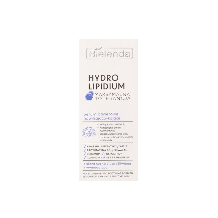 Sérum hydratant et apaisant pour barrière cutanée Bielenda Hydro Lipidium 30 ml