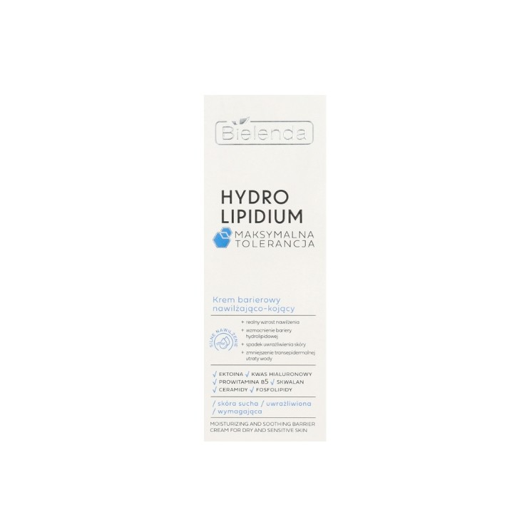 Bielenda Hydro Lipidium Crème visage hydratante et apaisante barrière 50 ml