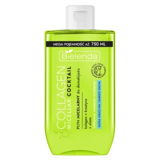 Fluide micellaire Collagen Bielenda pour peaux sensibles et très sèches 750 ml
