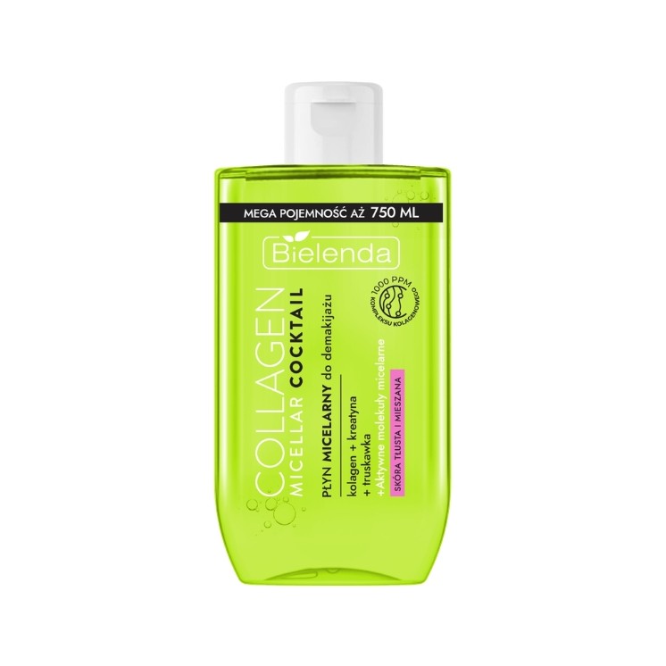 Fluide micellaire Collagen Bielenda pour peaux grasses et mixtes 750 ml