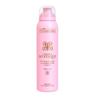 Huile corporelle parfumée Bielenda Zahara Mystique Delyra Rose en mousse 150 ml