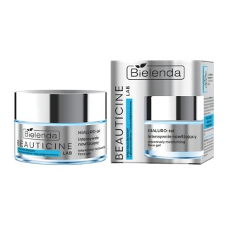 Gel visage hydratant intensif Bielenda Beauticine Lab à l'acide hyaluronique 50 ml