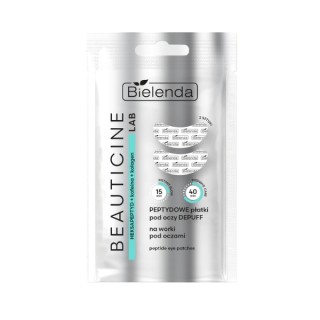 Patchs contour des yeux Bielenda Beauticine Lab Peptide à l'hexapeptide (2 unités)