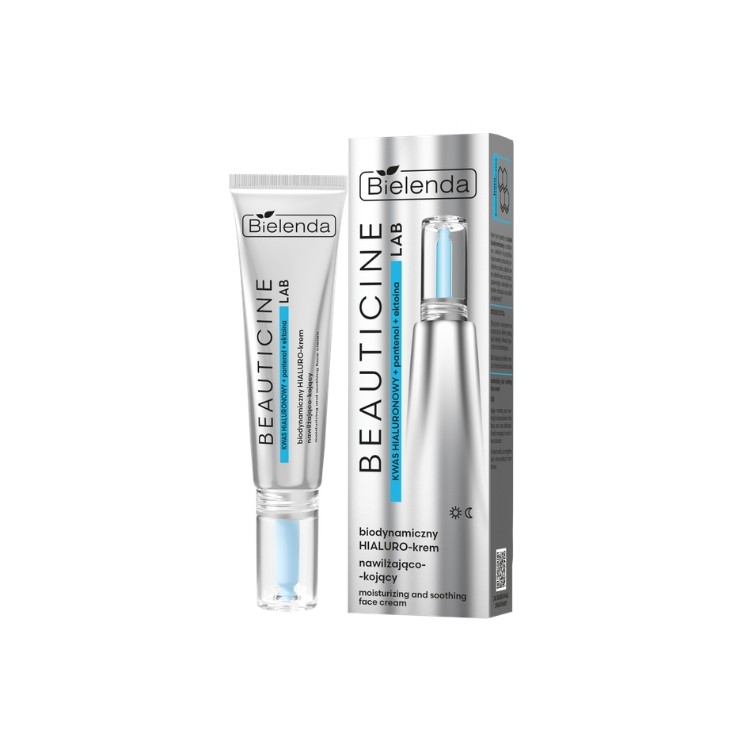 Crème visage hydratante et apaisante Hyaluro-Face Bielenda Beauticine Lab 40 ml