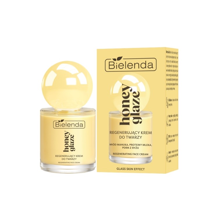 Crème visage régénérante Bielenda Honey Glaze effet Glass - 50 skin
