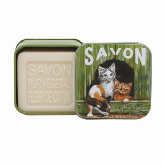 La Savonnerie de Nyons perfumowane Mydło w puszcze Koty 100 g