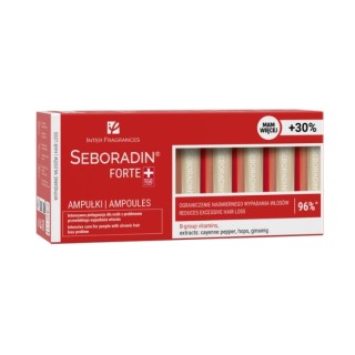 Ampoules Seboradin Forte Hair pour les personnes souffrant de chute de cheveux ego , 18 x 5 5 ml