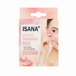 Lingettes dépilatoires visage Isana lot de 6
