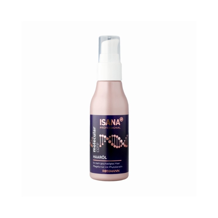 Huile Repair moléculaire Professional Isana pour cheveux abîmés 75 ml