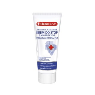 Cleanhands Krem do stóp kompleksem przeciwgrzybicznym 75 ml