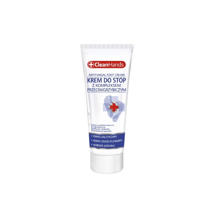Cleanhands Foot Cream with Antifungal Complex 75 ml