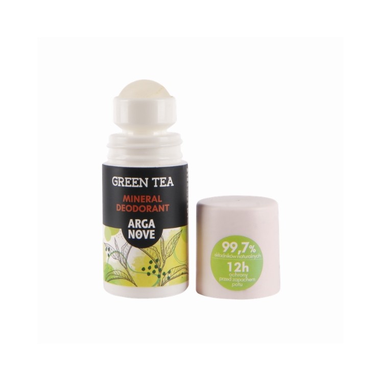 Arganove Mineral Roll-on Alum Deodorant Green Tea 50 ml
