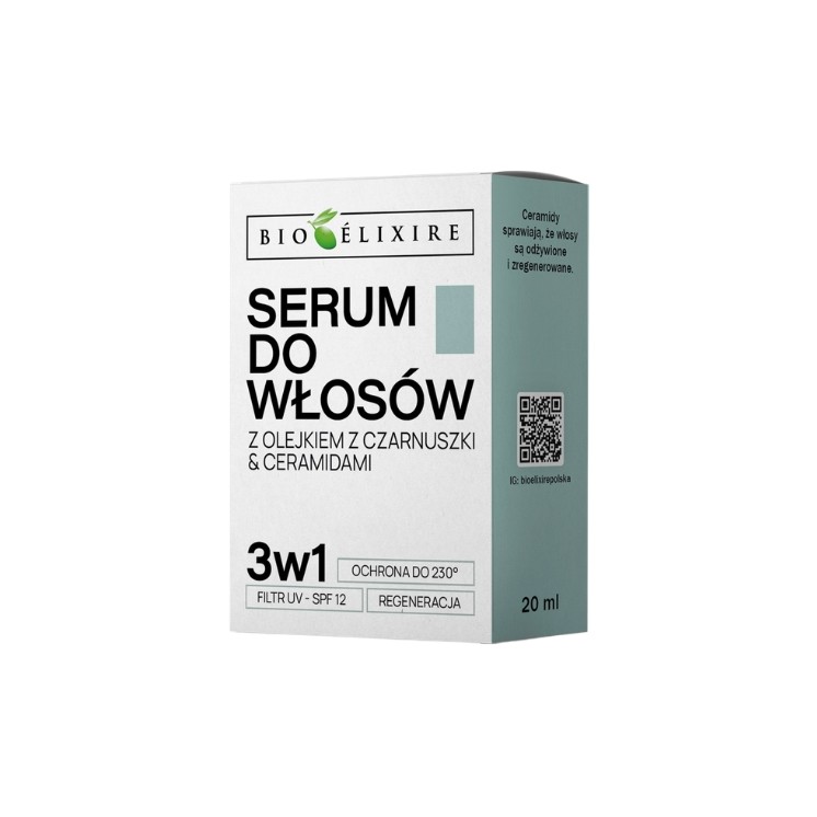 Sérum capillaire 3 en 1 BioElixire à l'huile de nigelle et aux céramides 20 ml