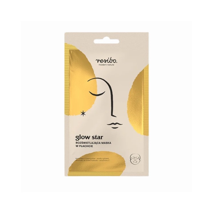 Resibo Glow Star Illuminating Sheet Mask 1 piece