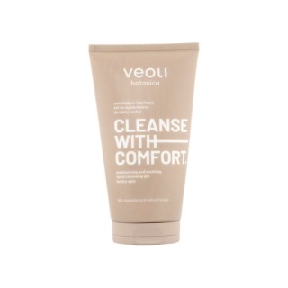 Veoli Botanica Cleanse With Comfort Gel Nettoyant Visage Hydratant et Apaisant 150 ml