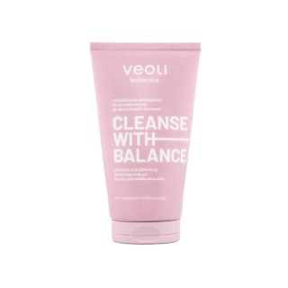 Veoli Botanica Cleanse With Balance Cleansing and Peeling Facial Wash Gel 150 ml