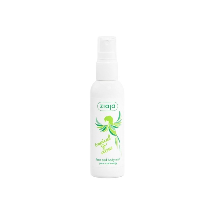 Brume visage et corps Ziaja Tropical Scent Tropical & Citrus 90 ml