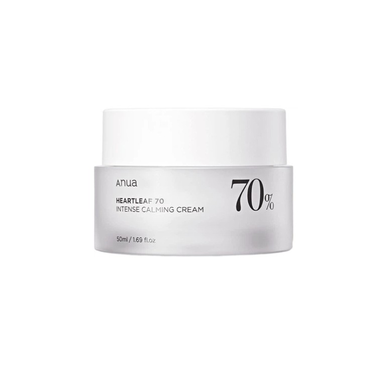Anua Heartleaf 70% Soothing Cream intensywnie  łagodzący Krem do Twarzy 50 ml
