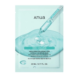 Masque sérum hydratant Anua PDRN à l'acide hyaluronique en capsules de 100 ml (23 ml)