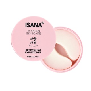 Isana Korean Skincare odświeżające Płatki pod oczy 60 sztuk