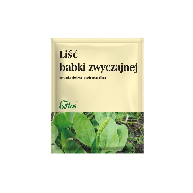 Flos Liść babki zwyczajnej Herbatka ziołowa 50 g