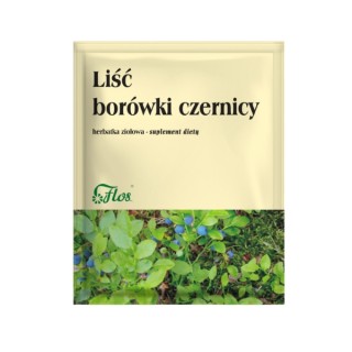 Flos Liść borówki czernicy Herbatka ziołowa 50 g