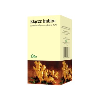Flos Kłącze imbiru Herbatka ziołowa 25 x 1,5 g