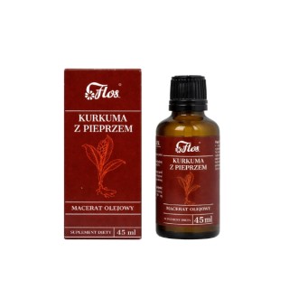 Flos Kurkuma z pieprzem Macerat olejowy 45 ml