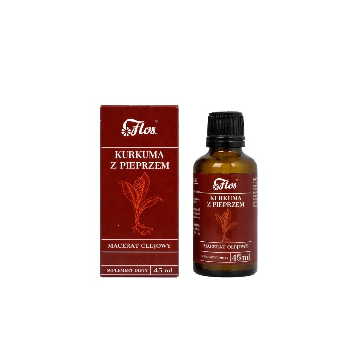 Flos Kurkuma z pieprzem Macerat olejowy 45 ml
