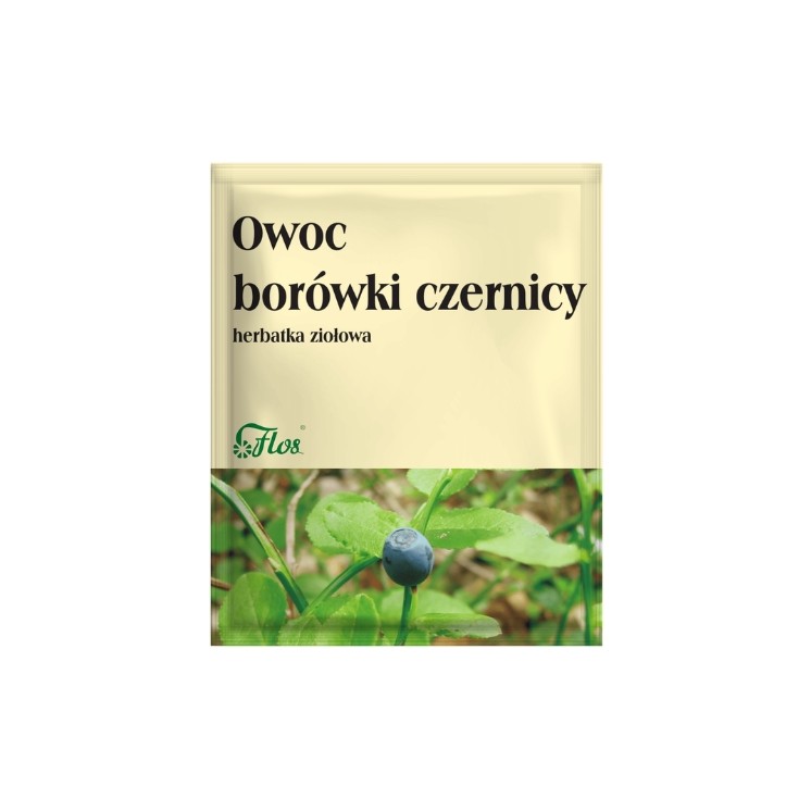 Flos Owoc borówki czernicy Herbatka ziołowa 50 g