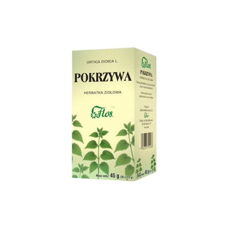 Flos Pokrzywa Herbatka ziołowa 30 x 1,5 g