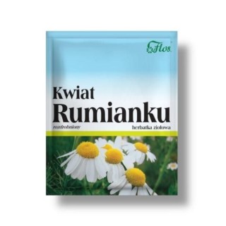 Flos Kwiat rumianku rozdrobniony Herbatka ziołowa 50 g
