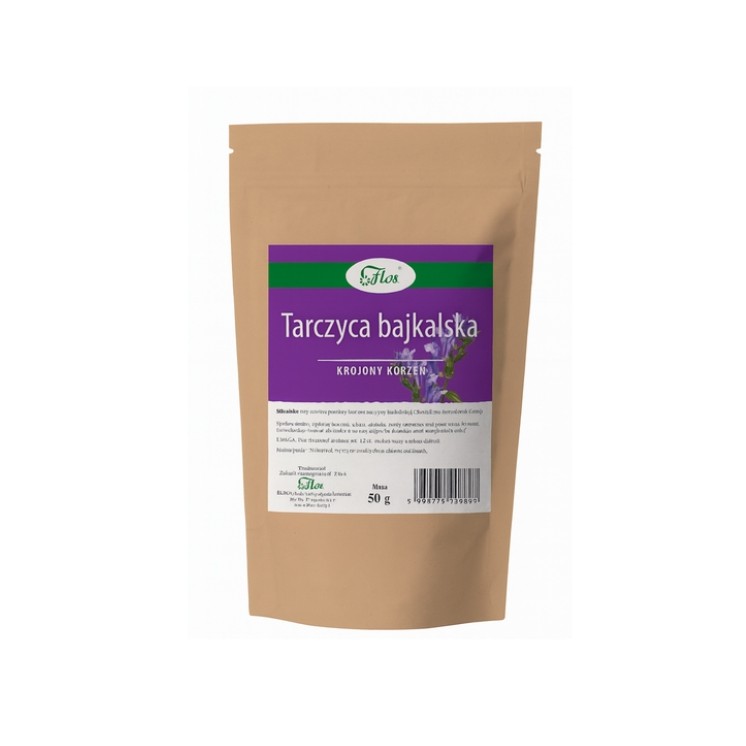 Flos Traczyca bajkalska Krojony korzeń 50 g